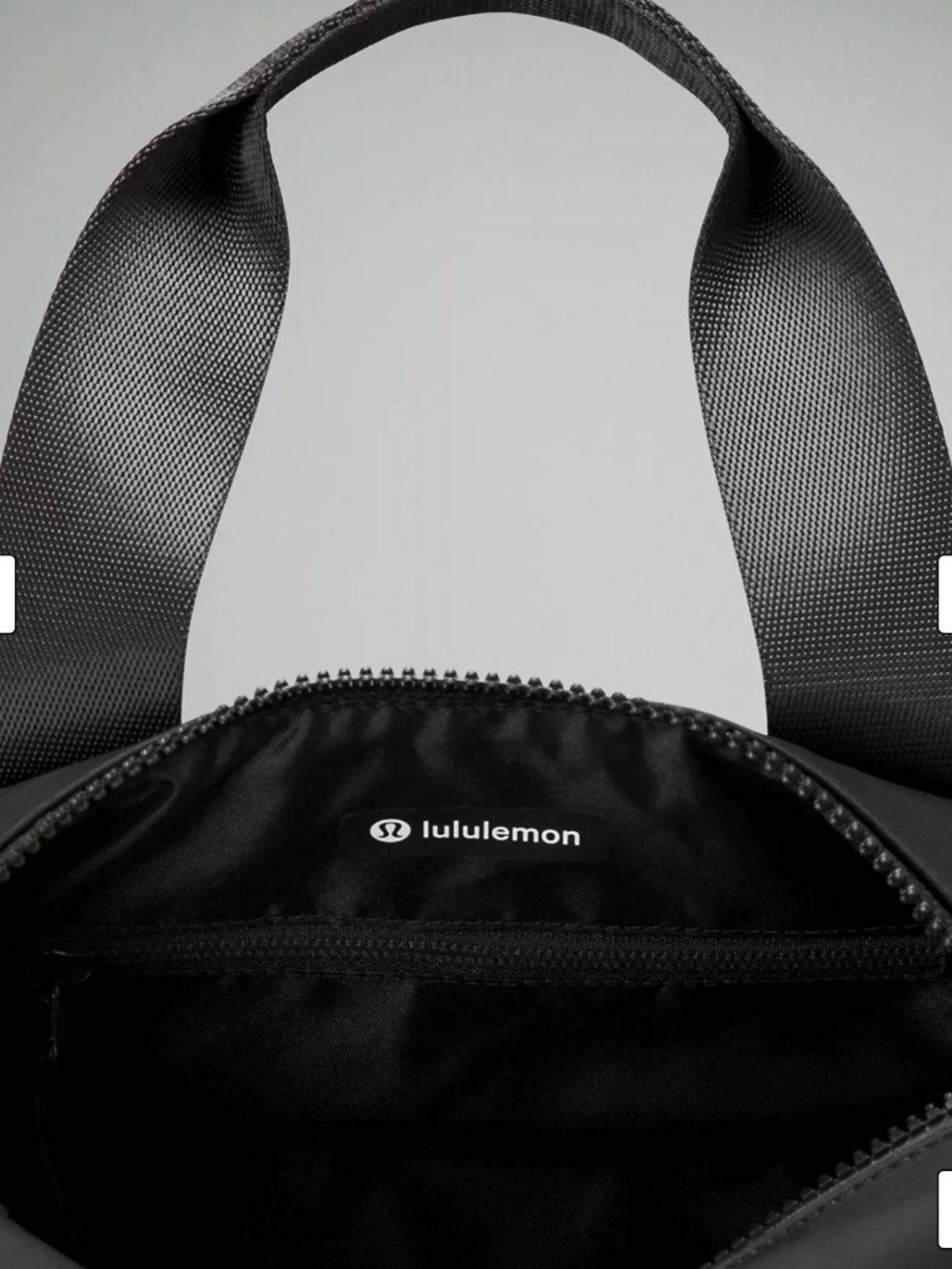 Lululemon‎ Knit Nylon Mini Barrel Duffel Bag 5L Black - Picture 5 of 5